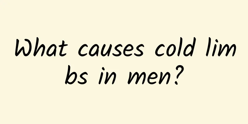 What causes cold limbs in men?