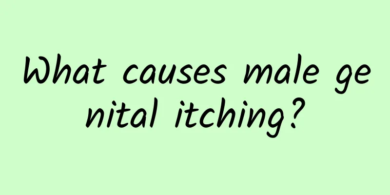 What causes male genital itching?