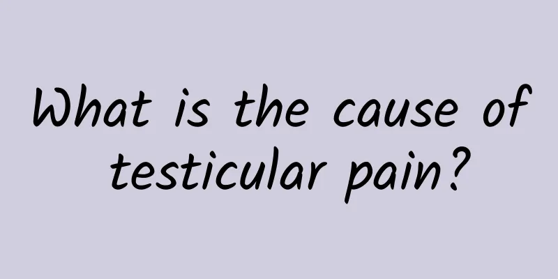 What is the cause of testicular pain?