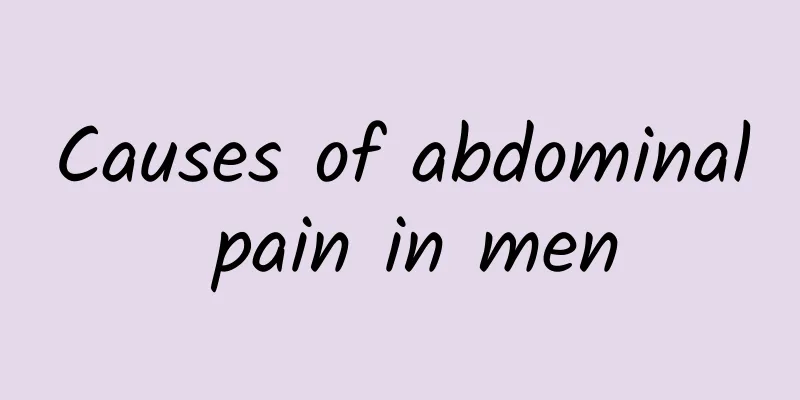 Causes of abdominal pain in men