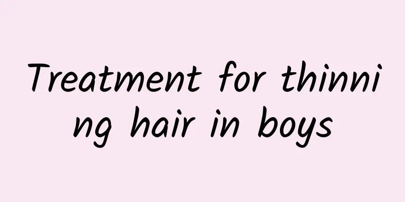 Treatment for thinning hair in boys
