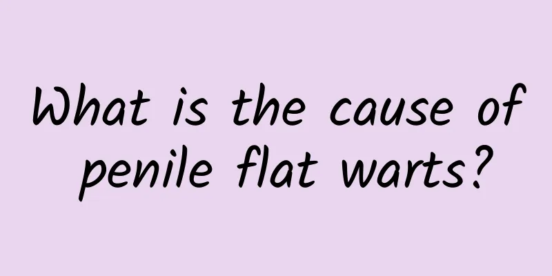 What is the cause of penile flat warts?