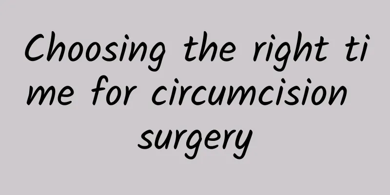 Choosing the right time for circumcision surgery