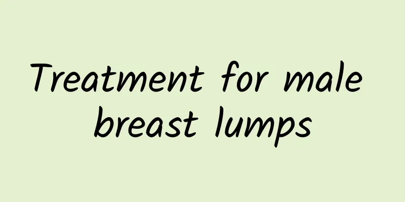 Treatment for male breast lumps