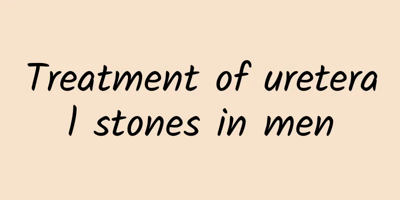 Treatment of ureteral stones in men