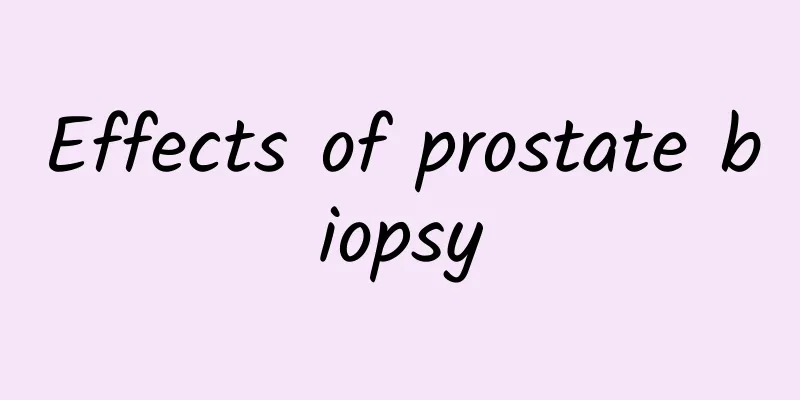Effects of prostate biopsy