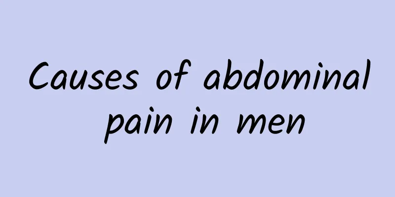 Causes of abdominal pain in men