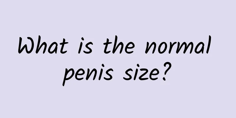 What is the normal penis size?