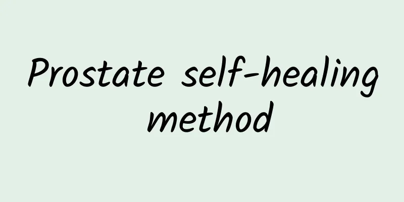 Prostate self-healing method