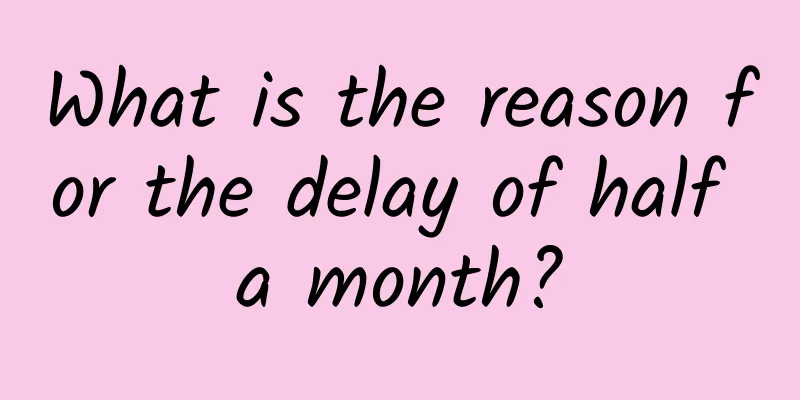 What is the reason for the delay of half a month?