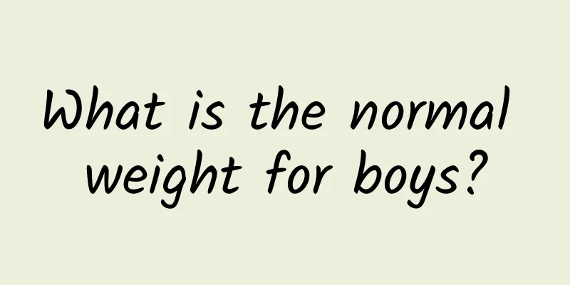 What is the normal weight for boys?