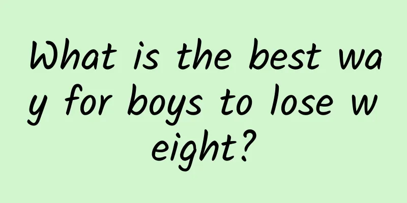 What is the best way for boys to lose weight?