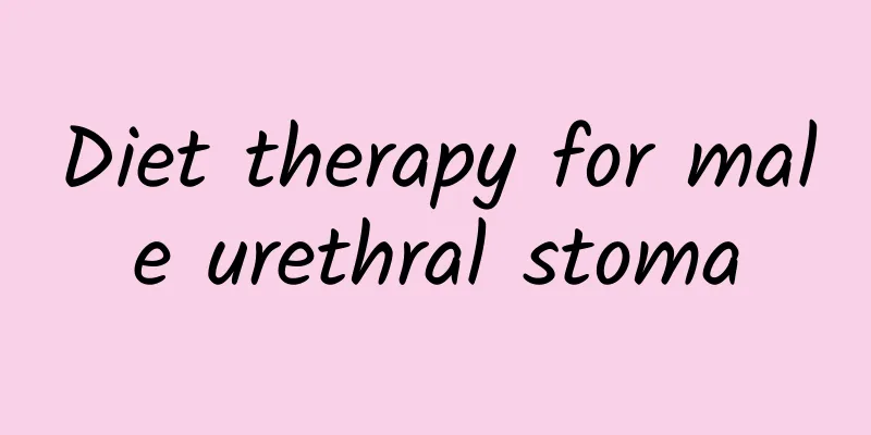 Diet therapy for male urethral stoma