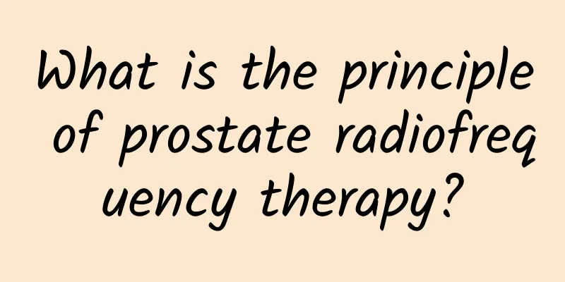 What is the principle of prostate radiofrequency therapy?