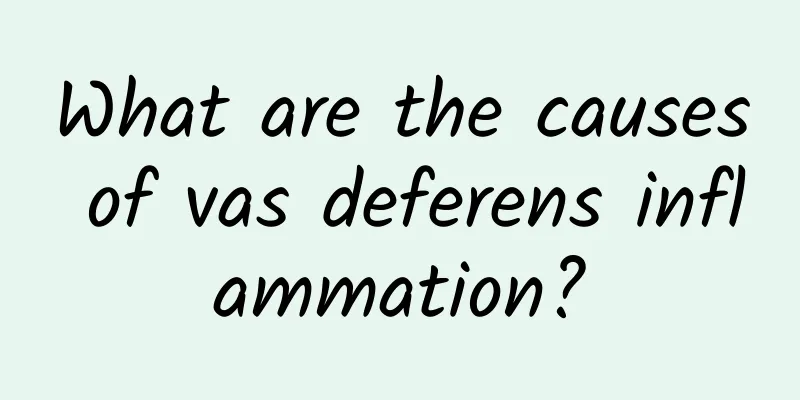 What are the causes of vas deferens inflammation?