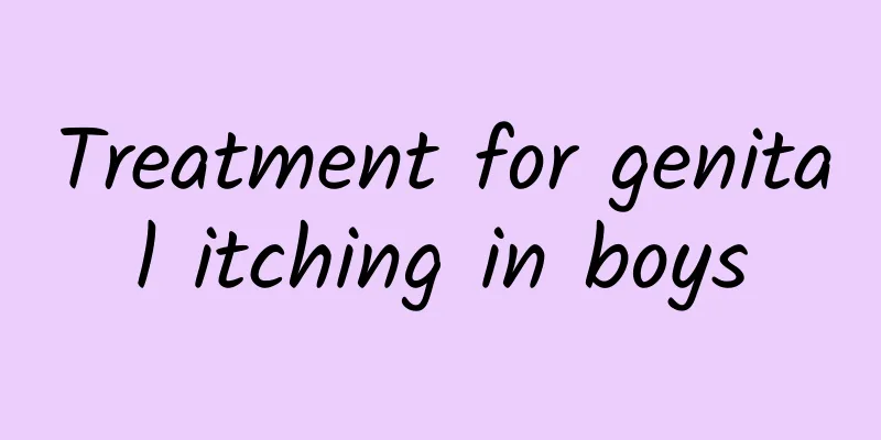Treatment for genital itching in boys