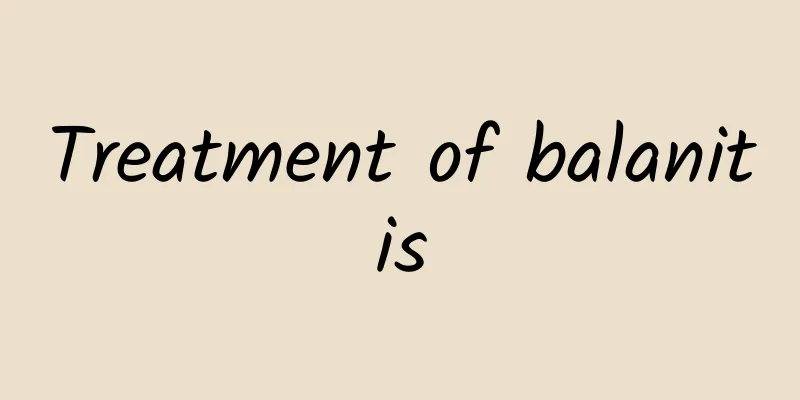 Treatment of balanitis