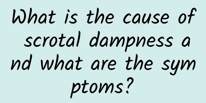 What is the cause of scrotal dampness and what are the symptoms?