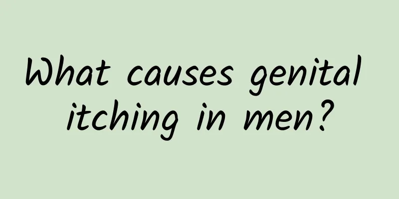 What causes genital itching in men?