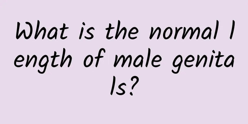 What is the normal length of male genitals?
