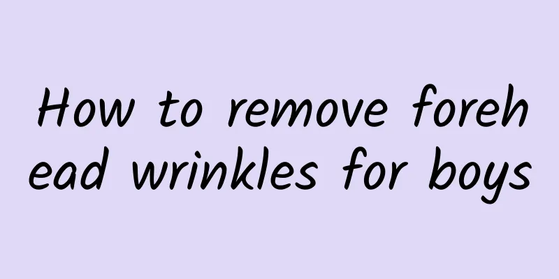 How to remove forehead wrinkles for boys