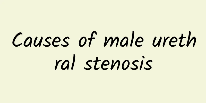 Causes of male urethral stenosis