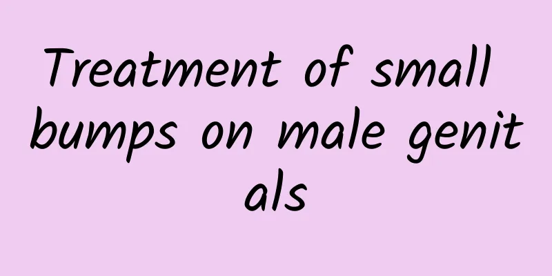 Treatment of small bumps on male genitals