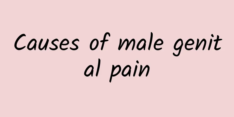 Causes of male genital pain