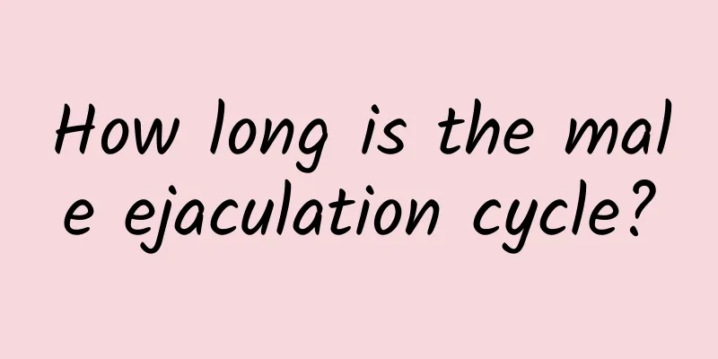 How long is the male ejaculation cycle?