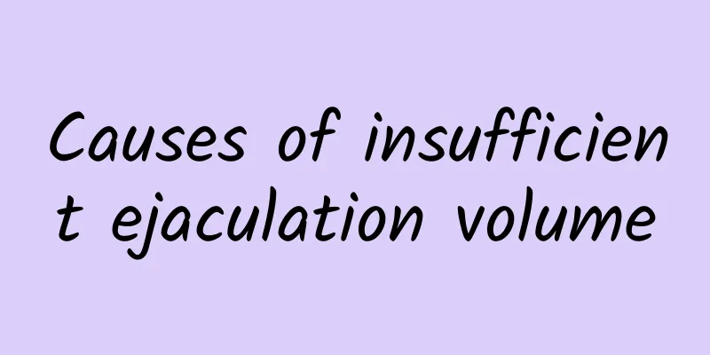 Causes of insufficient ejaculation volume