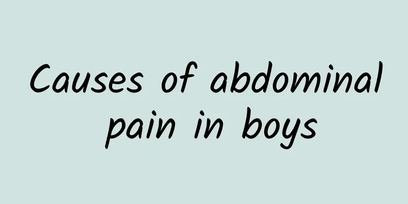 Causes of abdominal pain in boys