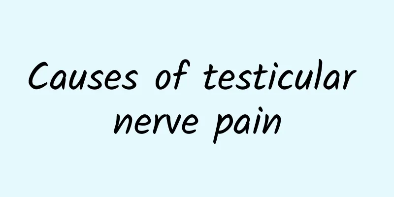 Causes of testicular nerve pain