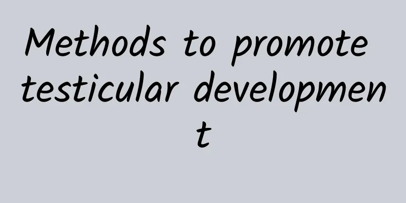 Methods to promote testicular development