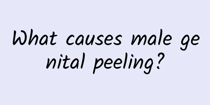 What causes male genital peeling?