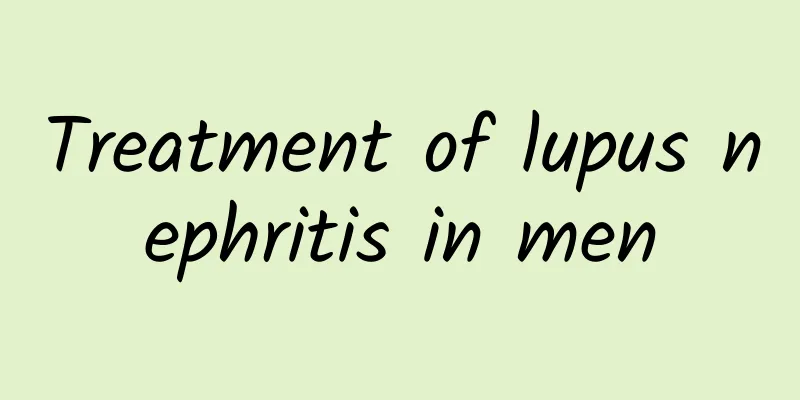 Treatment of lupus nephritis in men