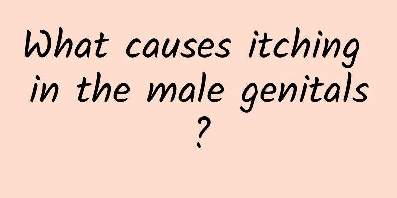 What causes itching in the male genitals?