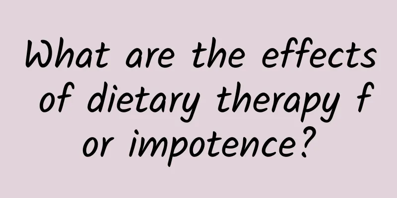 What are the effects of dietary therapy for impotence?