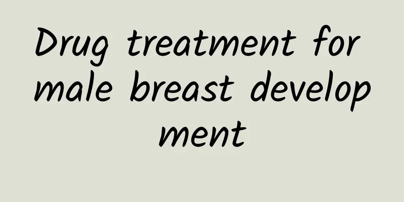 Drug treatment for male breast development
