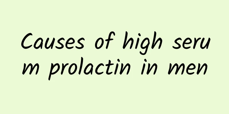 Causes of high serum prolactin in men