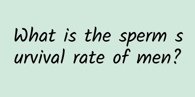 What is the sperm survival rate of men?
