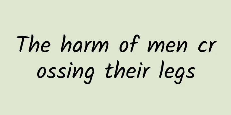 The harm of men crossing their legs