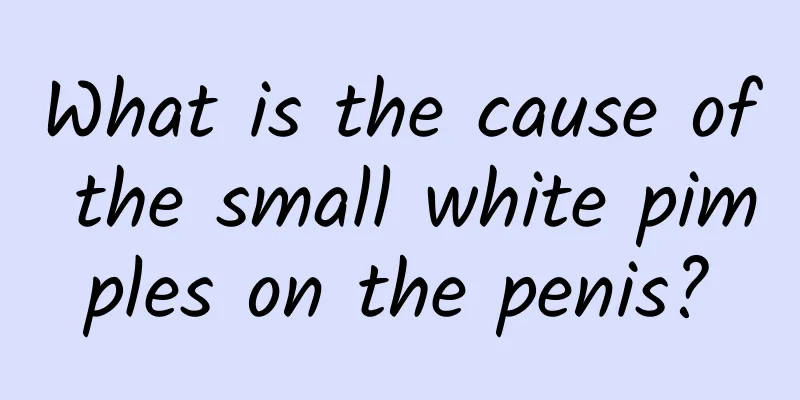 What is the cause of the small white pimples on the penis?
