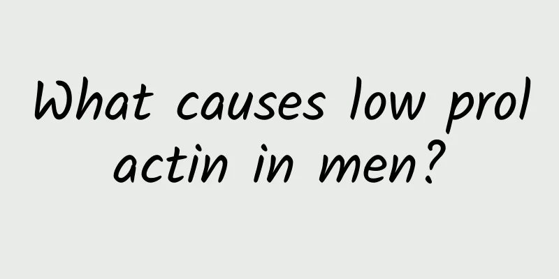 What causes low prolactin in men?