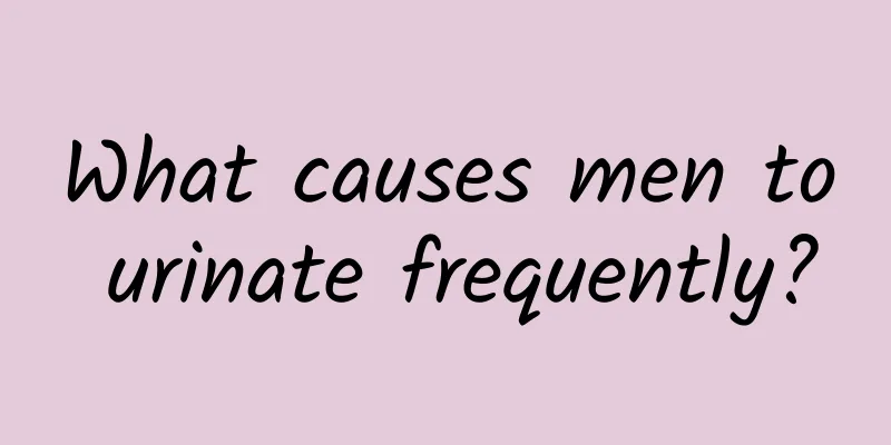 What causes men to urinate frequently?