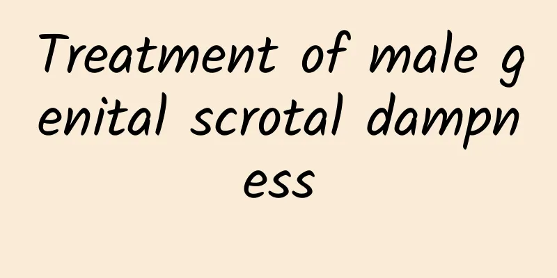 Treatment of male genital scrotal dampness