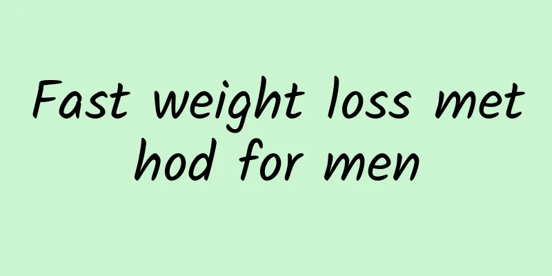 Fast weight loss method for men