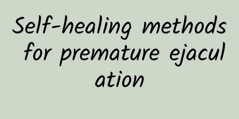 Self-healing methods for premature ejaculation