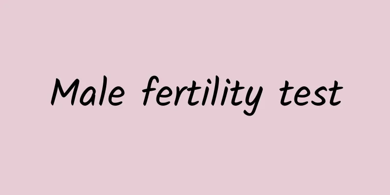 Male fertility test