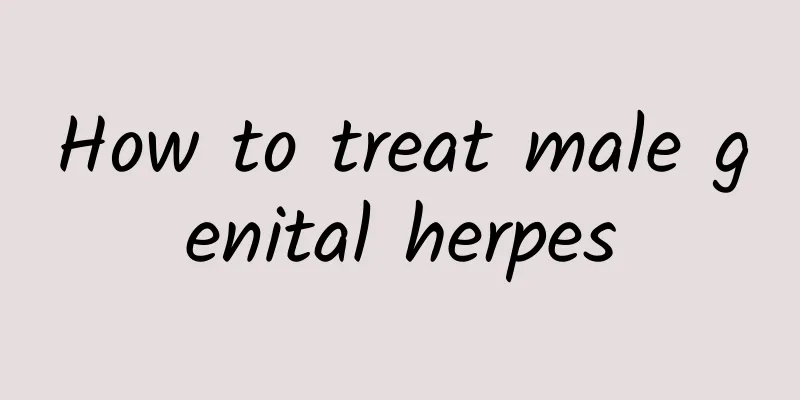 How to treat male genital herpes