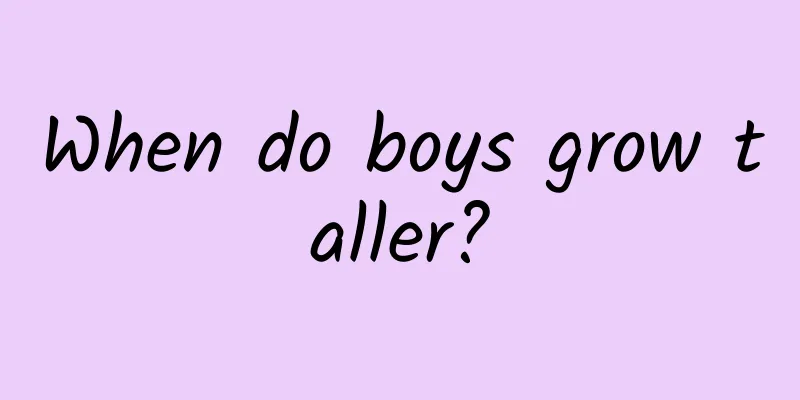When do boys grow taller?